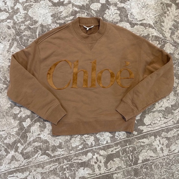 ✨ NEW CHLOE velvet logo sweatshirt - Picture 5 of 6